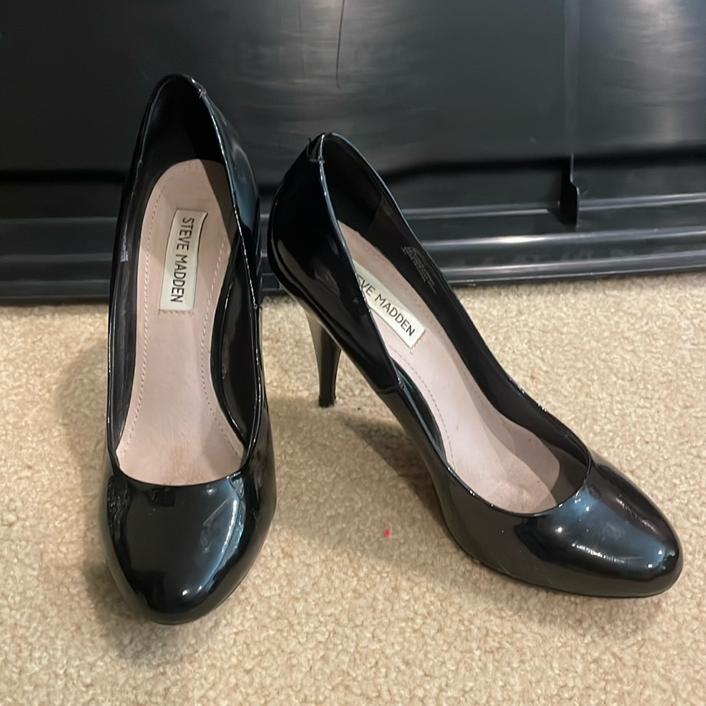 Black steve madden heels